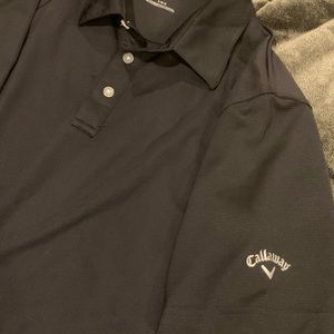 Black Callaway Golf Shirt - Large
